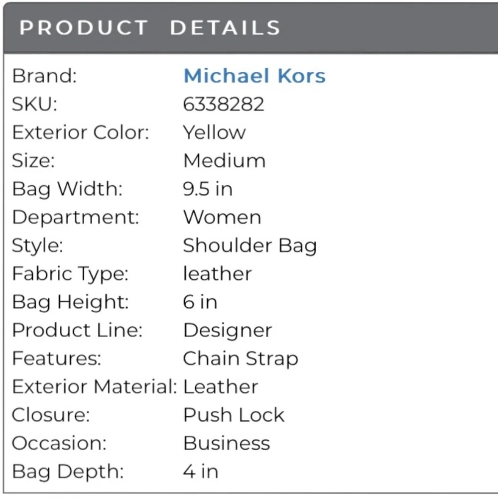 Michael Kors Cece Sunflower Yellow Quilted Leather Small Crossbody Bag NWT - Picture 9 of 11